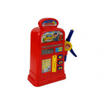 Čerpacia stanica s autíčkom a dopravnými značkami